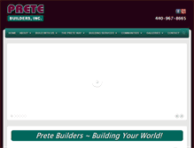 Tablet Screenshot of pretebuilders.com